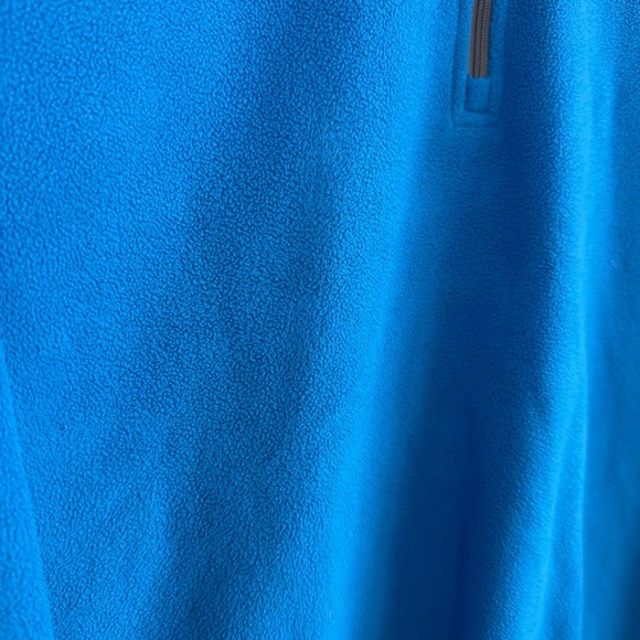 Eddie Bauer Men's Blue Zip-Up Sweater - Large (Tall) - Picture 5 of 5
